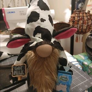 Cow handmade gnome